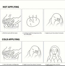 Load image into Gallery viewer, Hot & Cold Compress Face Towel for Reusable Facial Steam