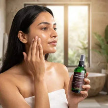 Load image into Gallery viewer, Woman applying VLEssentials Avocado & Sunflower Oil Cleanser for dry skin, moisturizing and cleansing face gently