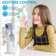 Load image into Gallery viewer, Auto Face Tracking Selfie Stick TripodIntelligent Ai New Mini Selfie Stick Automatic Face Tracking Shooting 360 Degree Rotation Follow Live Phone Holder Gimbal.
Features:


 Gesture Control


 Bluetooth VLEssentials.BeautyAuto Face Tracking Selfie Stick TripodVLEssentials.Beauty
