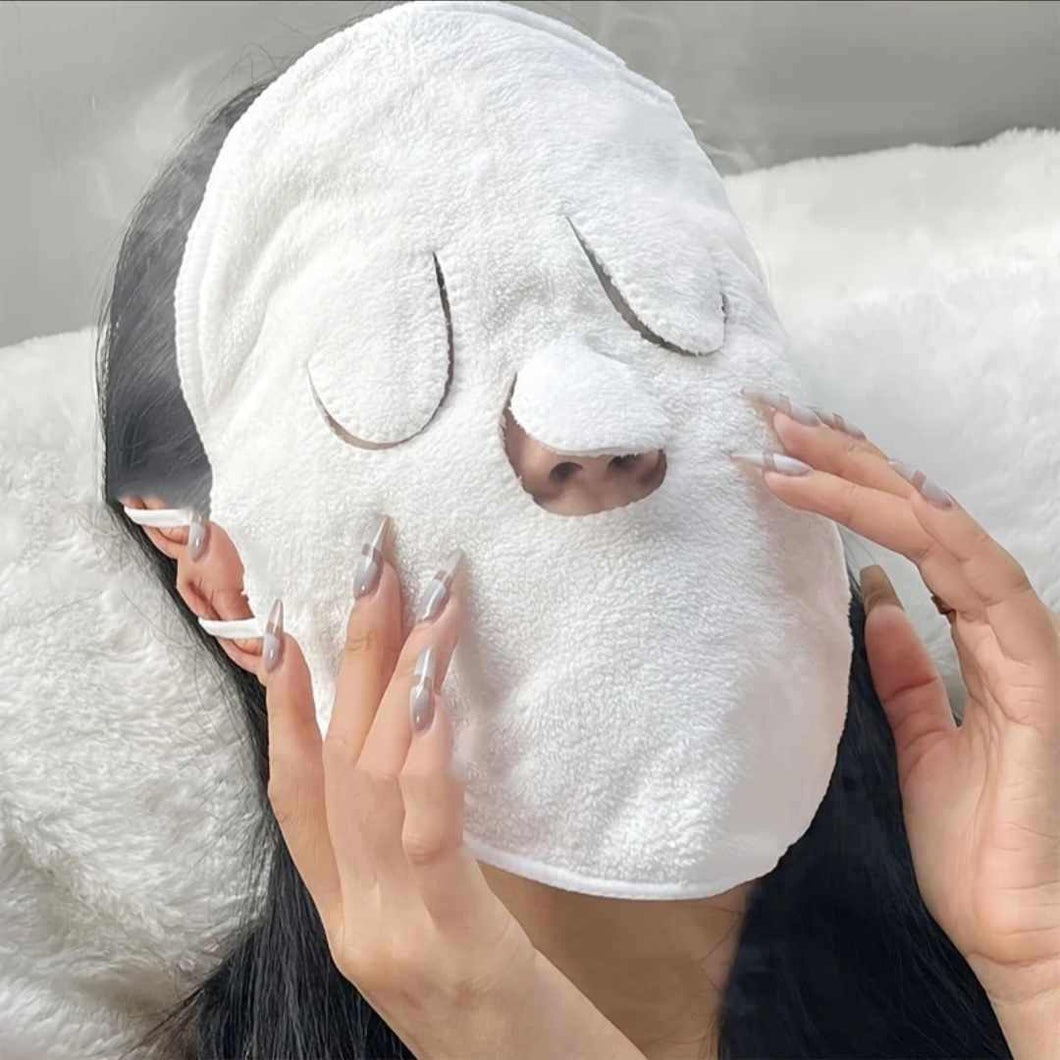Hot & Cold Compress Face Towel for Reusable Facial Steam