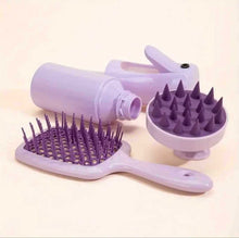 Load image into Gallery viewer, 3pcs set Scalp Massage Comb3pcs set Scalp Massage Comb Hollow Out Comb Shampoo Massage Brush For Bath Hair Washing Spray Bottle Salon Hairdressing ToolsVLEssentials.Beauty3pcs set Scalp Massage CombVLEssentials.Beauty
