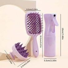 Load image into Gallery viewer, Scalp Massage Comb 3pcs Set for Relaxing Hair Care
