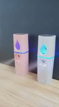 Load and play video in Gallery viewer, Nano Mister, USB Portable Nano Mist Sprayer, Moisturizing Beauty Devices Face Spray Nano Tool, Face Mister Spray Portable Sanitizer Moisturizing Steamer NANO USB Rechargeable, Portable Nano Face Mist Spray Facial Sprayer Moisturizing Humidifier USB Steamer, nano mist spray, nano mist lash spray, Facial Steamer Beauty Facial Nano Mist Spray Beauty Tool, nano sprayer facial mist steamer, Eyelash Nano Mister, nano mister benefits
